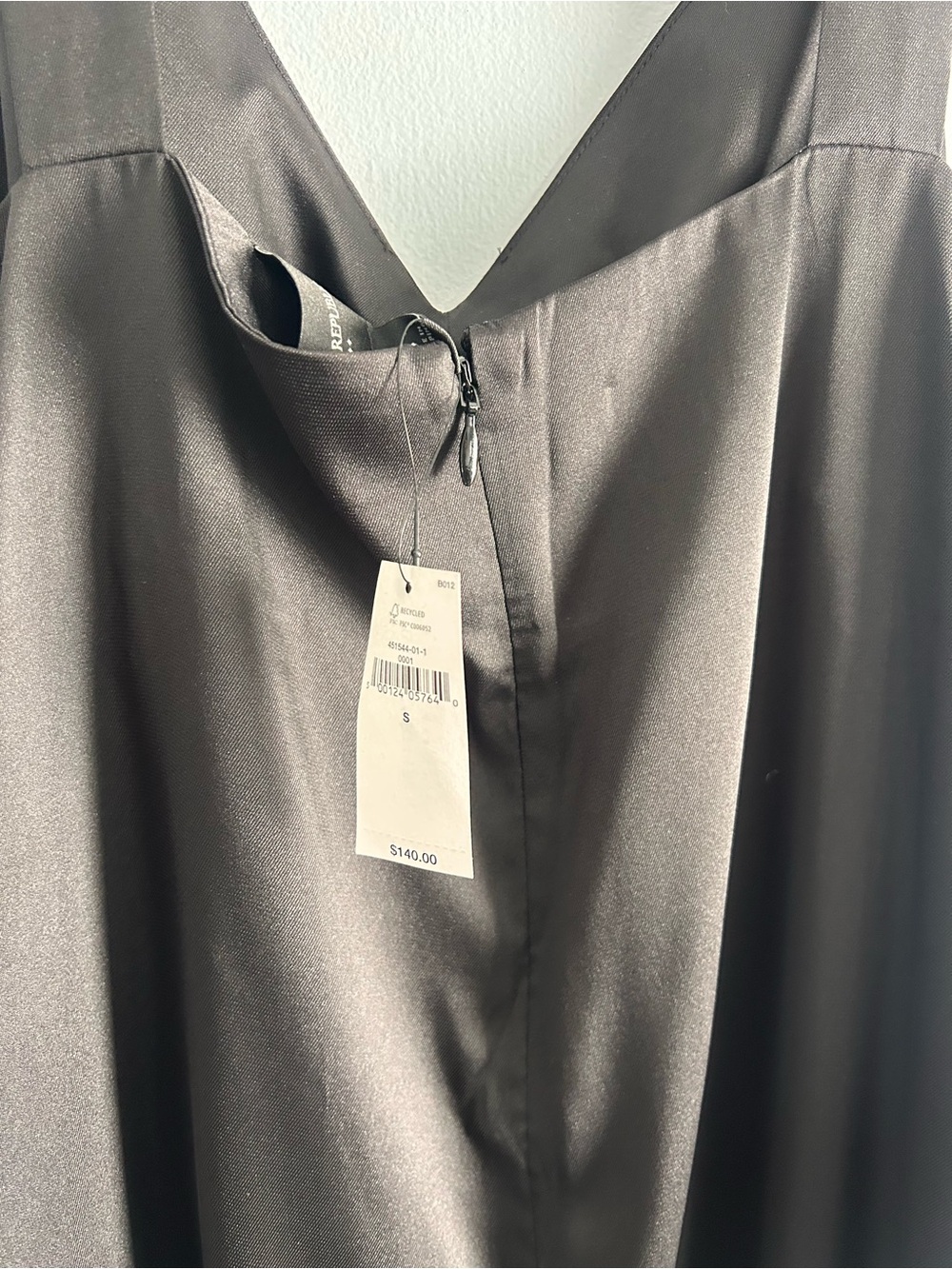 Banana Republic Black Satin Slip Dress NWT | Size Small | $140 Retail - Picture 5 of 6